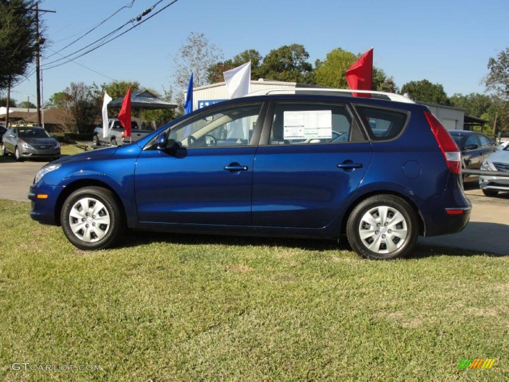 Atlantic Blue 2011 Hyundai Elantra Touring GLS Exterior Photo #40199228