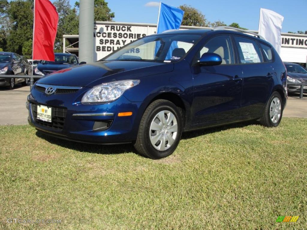 Atlantic Blue 2011 Hyundai Elantra Touring GLS Exterior Photo #40199240