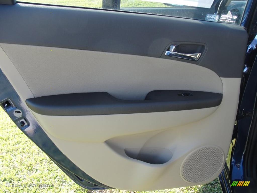 2011 Elantra Touring GLS - Atlantic Blue / Beige photo #17