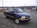 1999 Indigo Blue Metallic Chevrolet S10 LS Extended Cab 4x4  photo #3