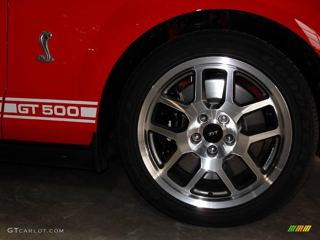 2008 Mustang Shelby GT500 Coupe - Torch Red / Black photo #4