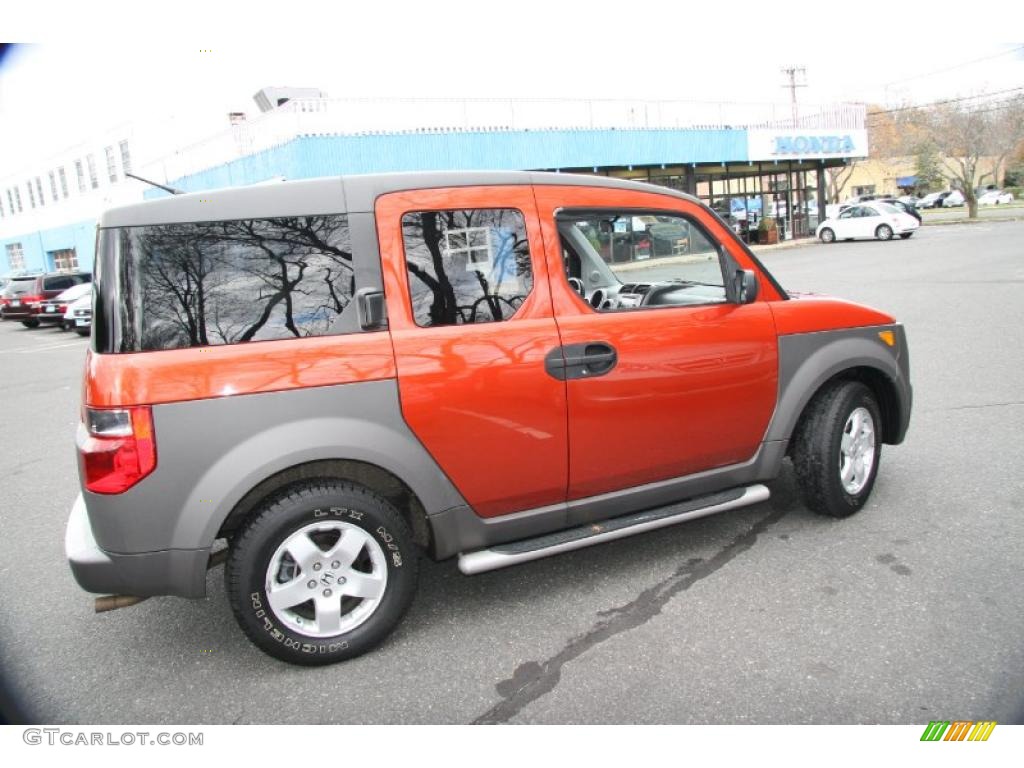 Sunset Orange Pearl 2004 Honda Element EX AWD Exterior Photo 40200316