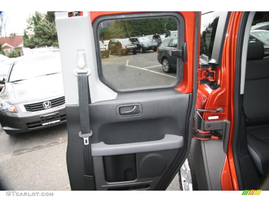 2004 Honda Element EX AWD Black Door Panel Photo #40200548