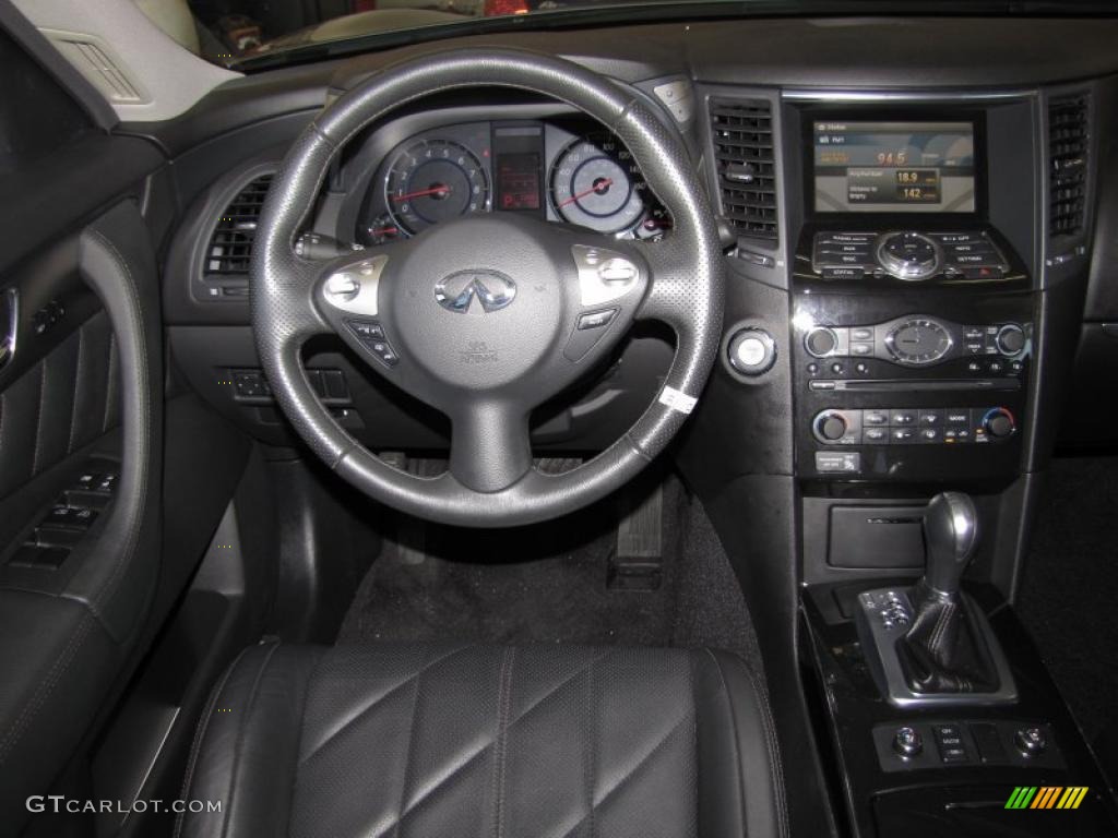 2010 Infiniti FX 35 AWD Graphite Dashboard Photo #40200612