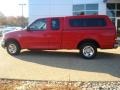 2002 Bright Red Ford F150 XLT SuperCab  photo #2