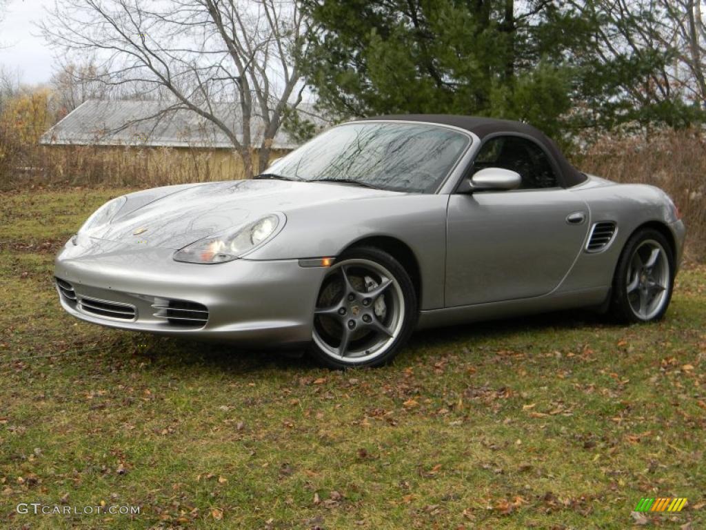 GT Silver Metallic 2004 Porsche Boxster S 550 Spyder Exterior Photo #40202208