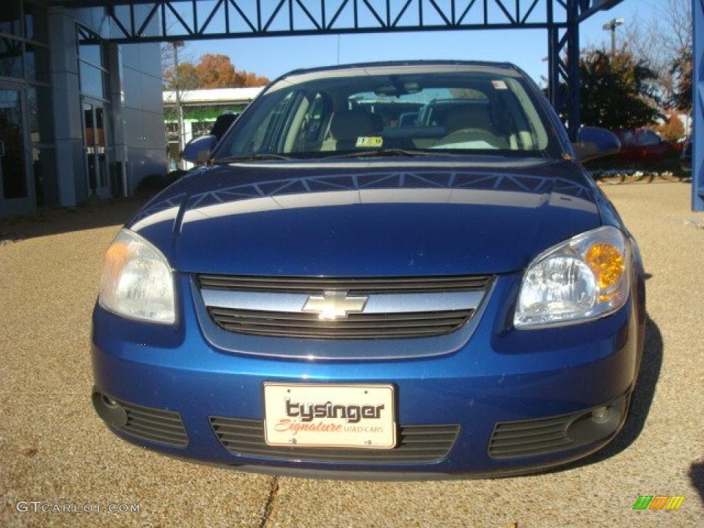 2005 Cobalt LT Sedan - Arrival Blue Metallic / Neutral Beige photo #6