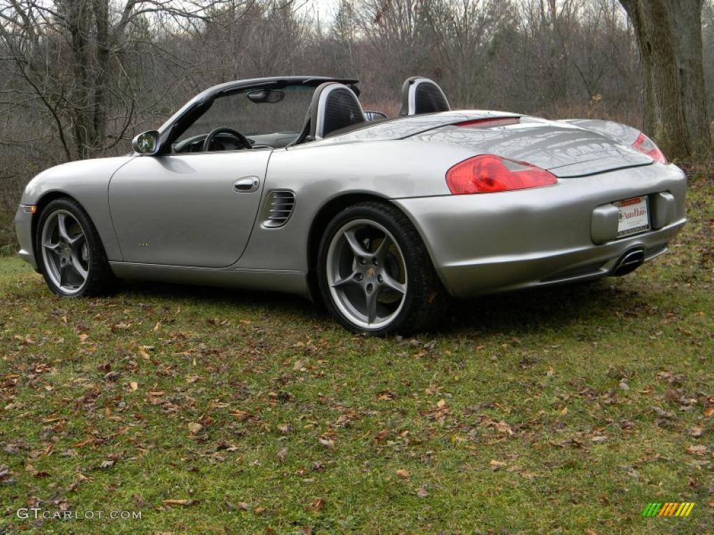GT Silver Metallic 2004 Porsche Boxster S 550 Spyder Exterior Photo #40202616
