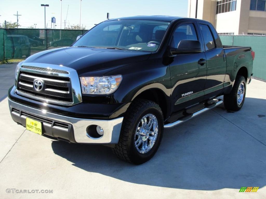 2010 Tundra Double Cab - Black / Graphite Gray photo #7