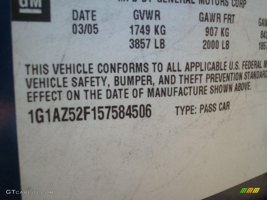 2005 Cobalt LT Sedan - Arrival Blue Metallic / Neutral Beige photo #20