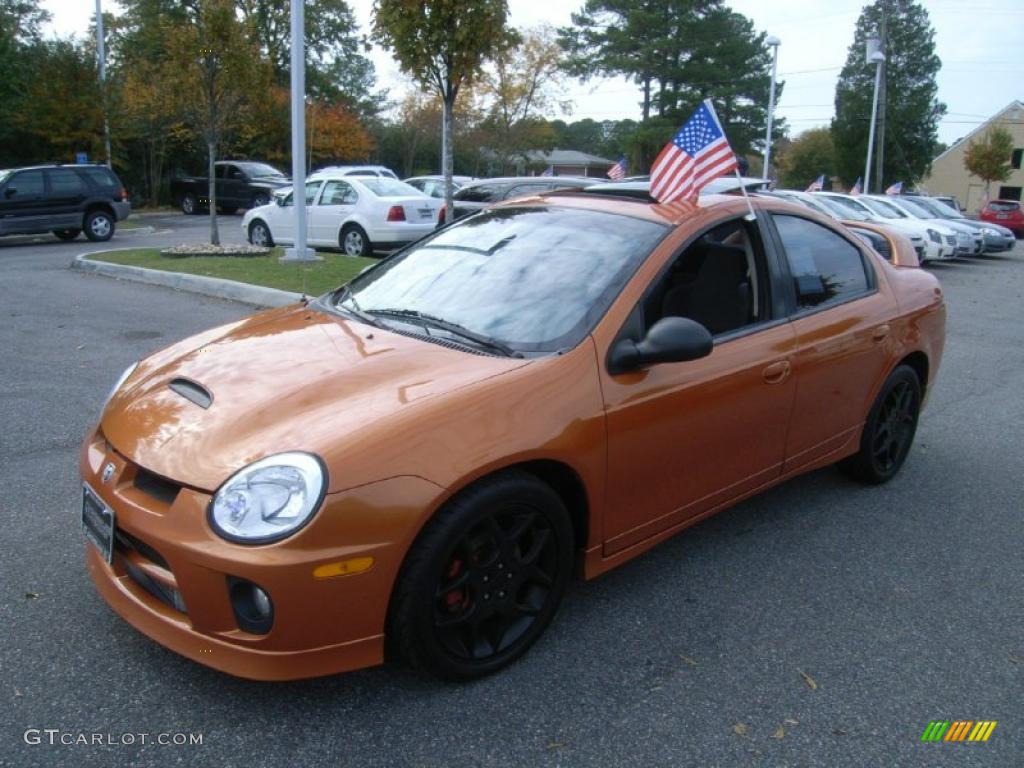 2005 Neon SRT-4 - Orange Blast Pearlcoat / Dark Slate Gray photo #1