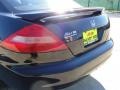 2003 Nighthawk Black Pearl Honda Accord EX V6 Coupe  photo #19
