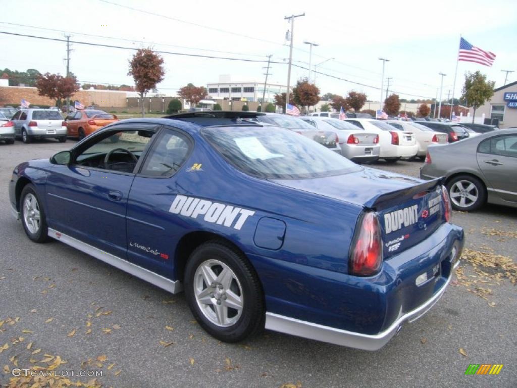 Superior Blue Metallic 2003 Chevrolet Monte Carlo SS Jeff Gordon Signature Edition Exterior Photo #40203592