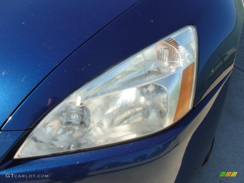 2003 Accord EX V6 Coupe - Sapphire Blue Pearl / Black photo #10