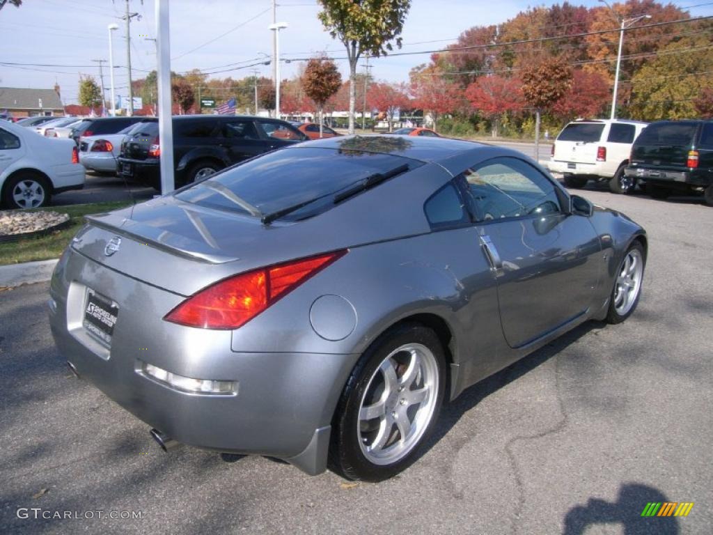 2003 350Z Track Coupe - Chrome Silver / Carbon Black photo #5