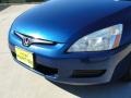 2003 Sapphire Blue Pearl Honda Accord EX V6 Coupe  photo #11