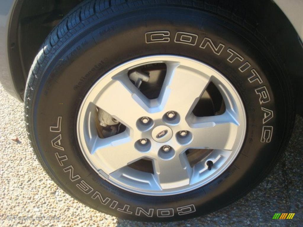 2008 Escape XLT V6 4WD - Tungsten Grey Metallic / Camel photo #17