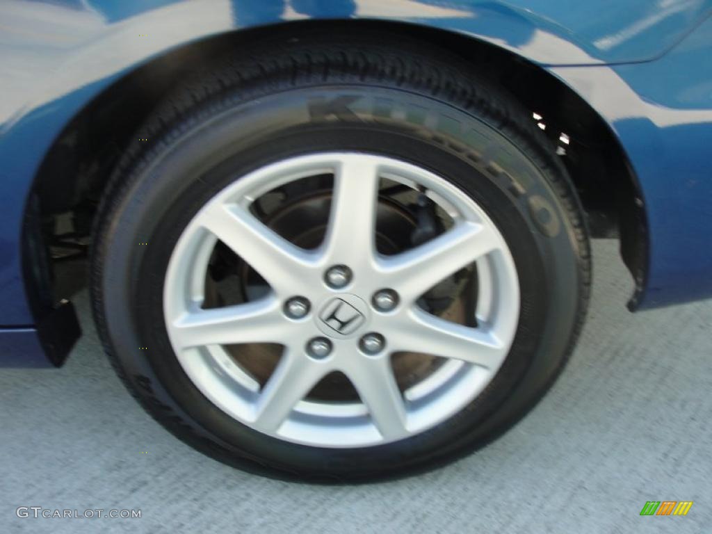 2003 Accord EX V6 Coupe - Sapphire Blue Pearl / Black photo #13