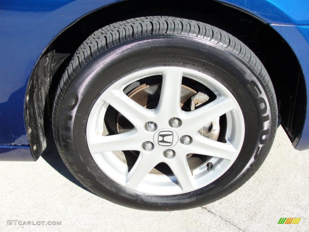 2003 Accord EX V6 Coupe - Sapphire Blue Pearl / Black photo #15