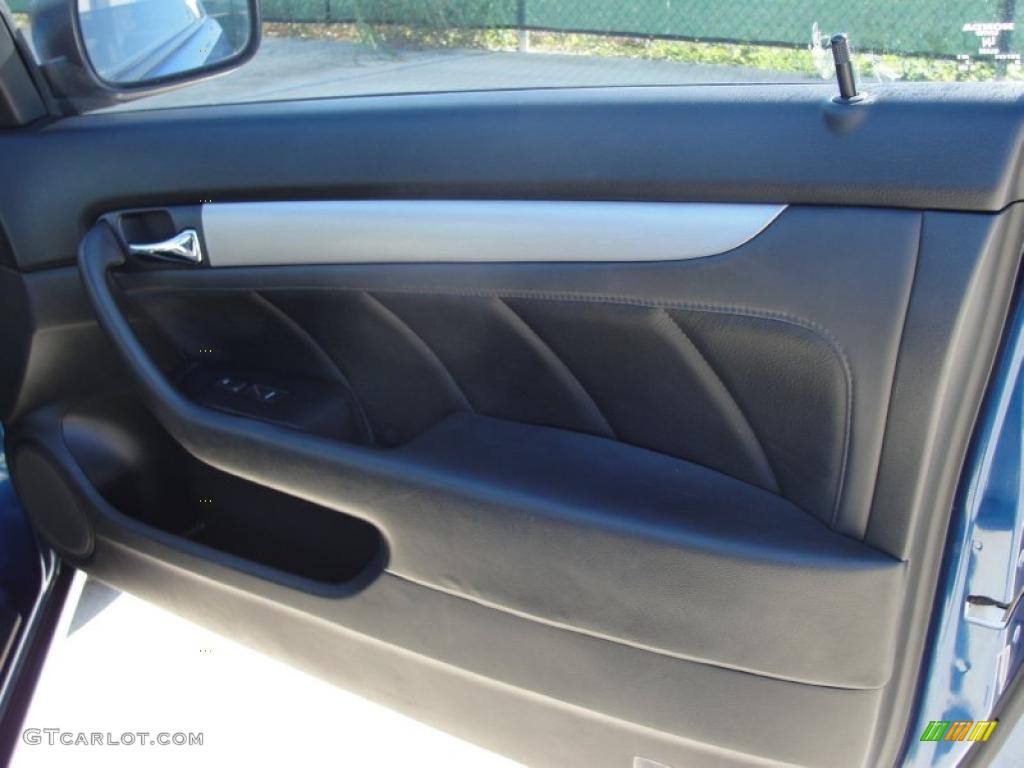 2003 Accord EX V6 Coupe - Sapphire Blue Pearl / Black photo #22
