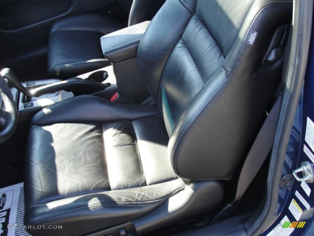 2003 Accord EX V6 Coupe - Sapphire Blue Pearl / Black photo #29