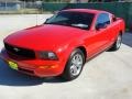 2007 Torch Red Ford Mustang V6 Deluxe Coupe  photo #7