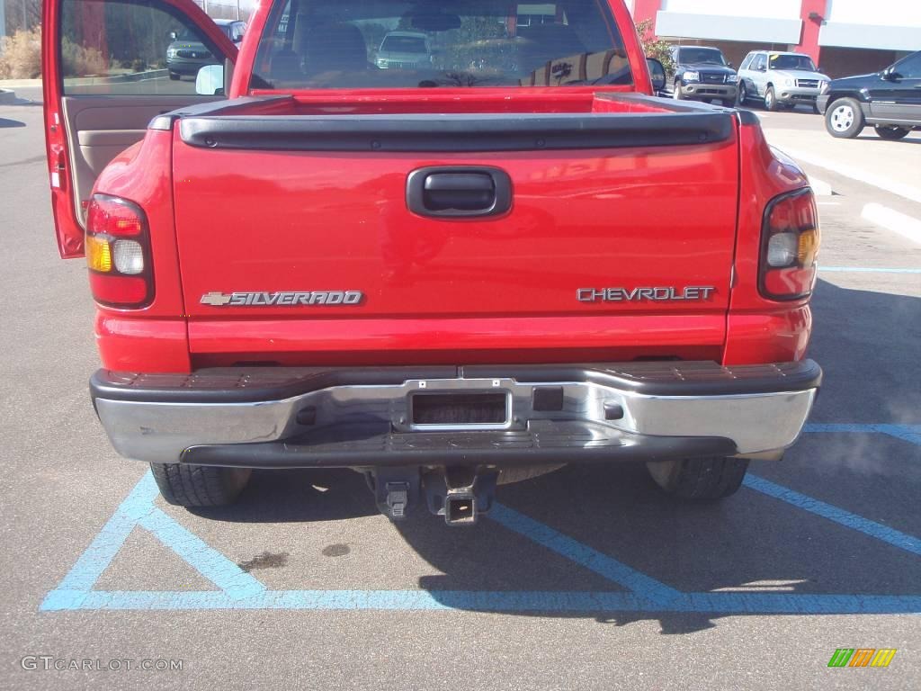 2004 Silverado 1500 Z71 Regular Cab 4x4 - Victory Red / Tan photo #4