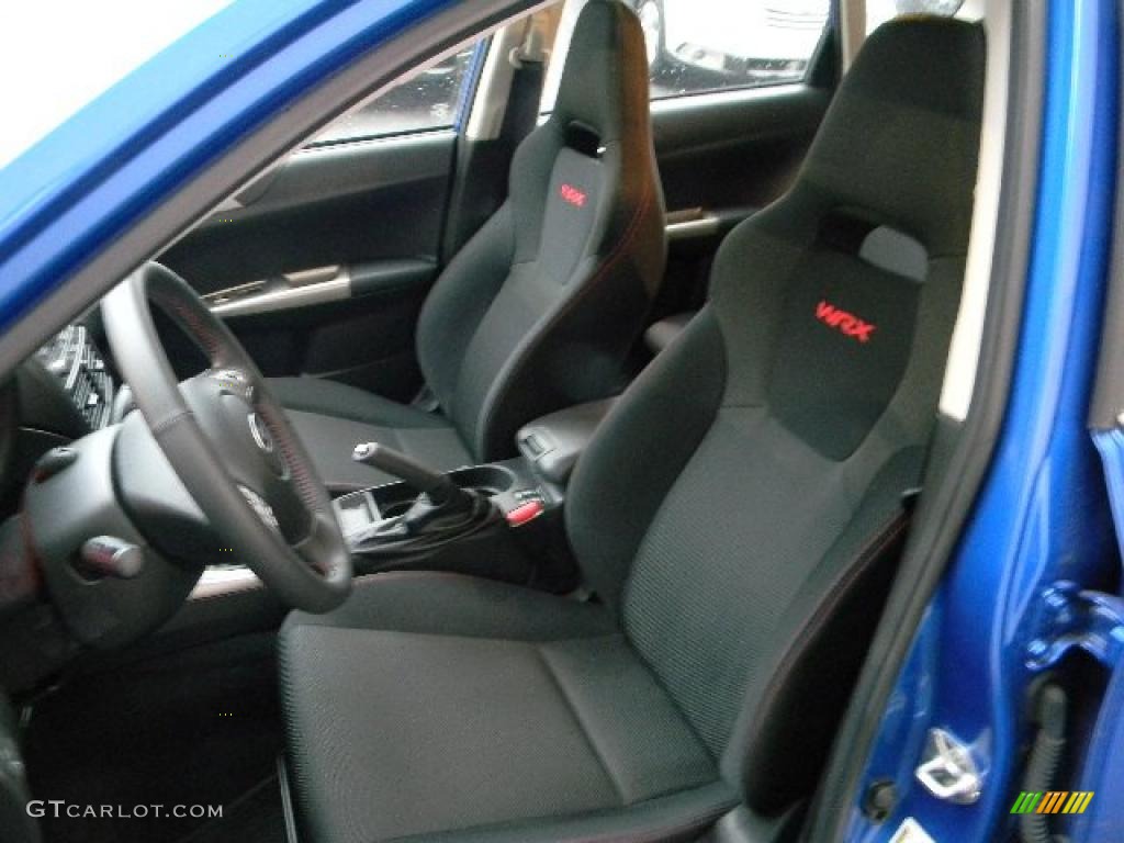 Carbon Black Interior 2010 Subaru Impreza WRX Wagon Photo #40205468