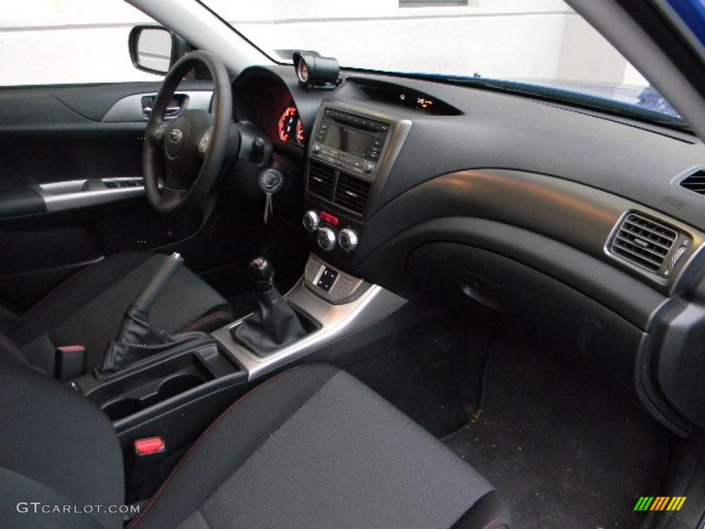 2010 Subaru Impreza WRX Wagon Carbon Black Dashboard Photo #40205484
