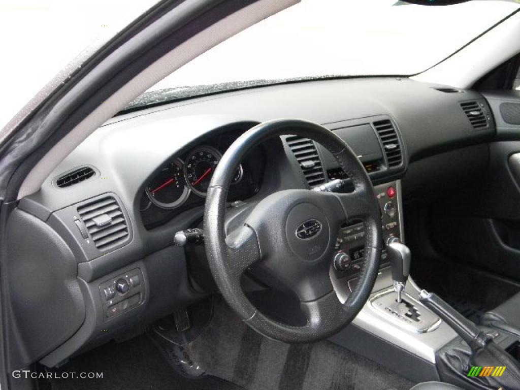 Off Black Interior 2005 Subaru Outback 2.5i Limited Wagon Photo #40206716