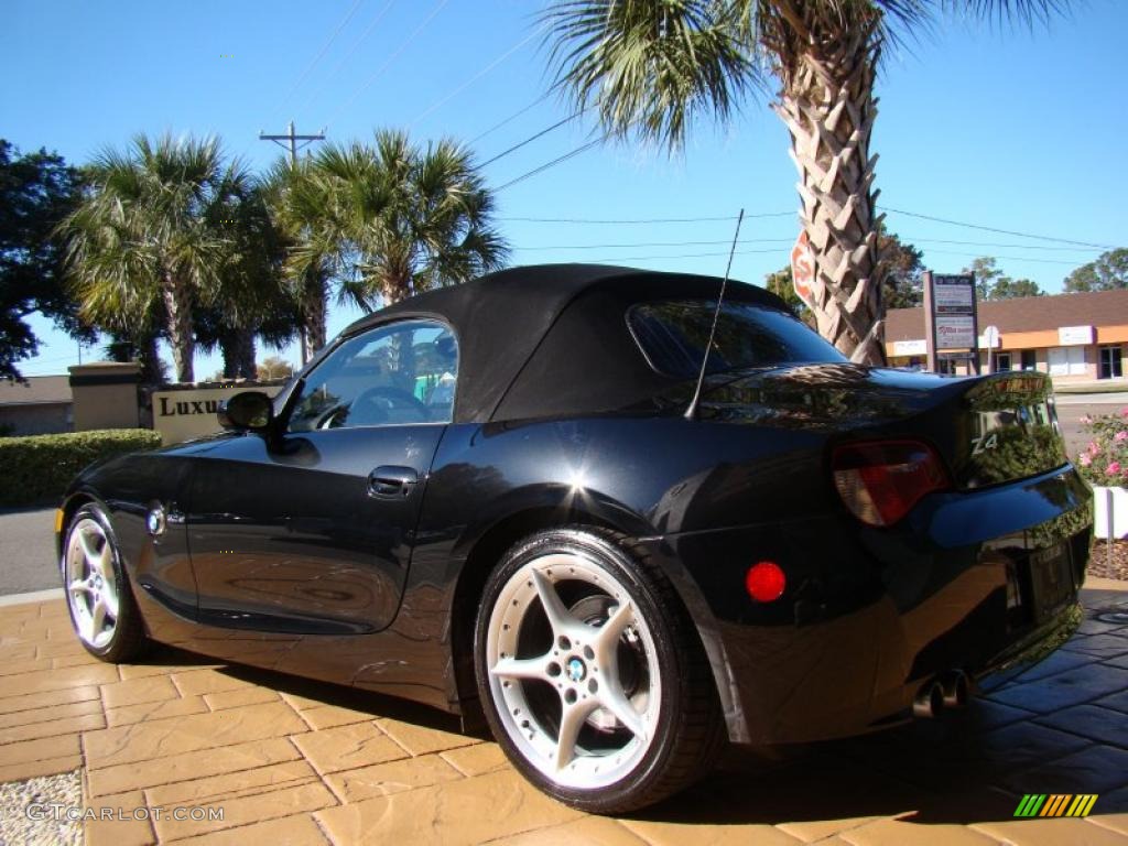 2006 Z4 3.0si Roadster - Black Sapphire Metallic / Black photo #11