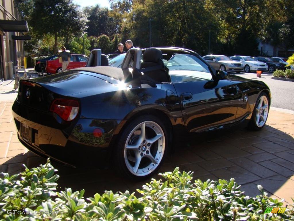 2006 Z4 3.0si Roadster - Black Sapphire Metallic / Black photo #20
