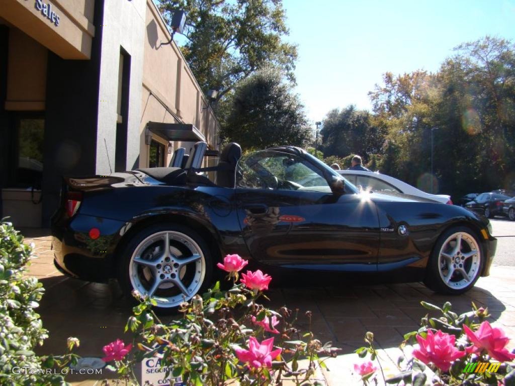 2006 Z4 3.0si Roadster - Black Sapphire Metallic / Black photo #21