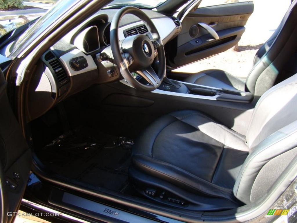 2006 Z4 3.0si Roadster - Black Sapphire Metallic / Black photo #23