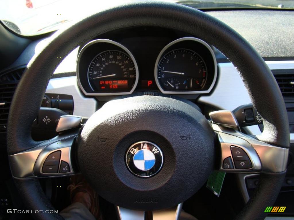 2006 Z4 3.0si Roadster - Black Sapphire Metallic / Black photo #32