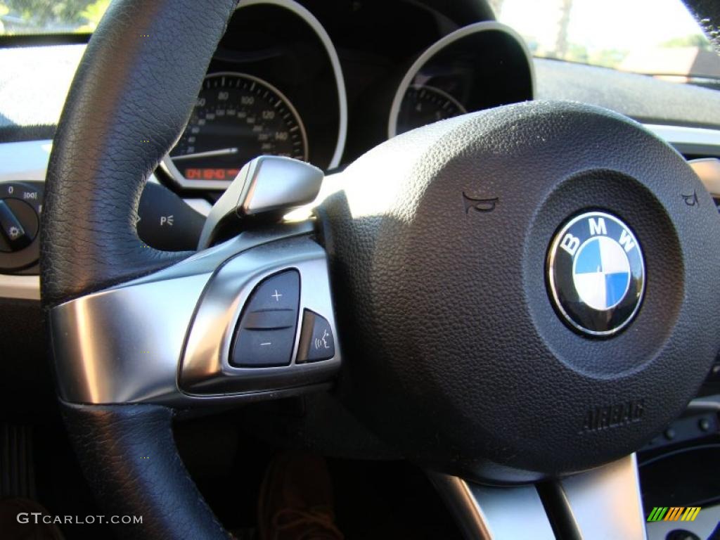 2006 Z4 3.0si Roadster - Black Sapphire Metallic / Black photo #33