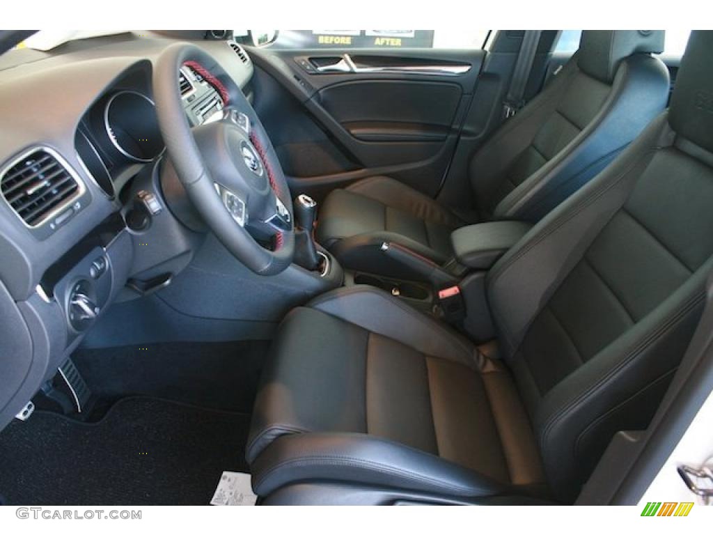 Titan Black Interior 2011 Volkswagen GTI 4 Door Autobahn Edition Photo #40207404