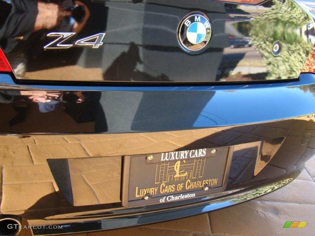 2006 Z4 3.0si Roadster - Black Sapphire Metallic / Black photo #43