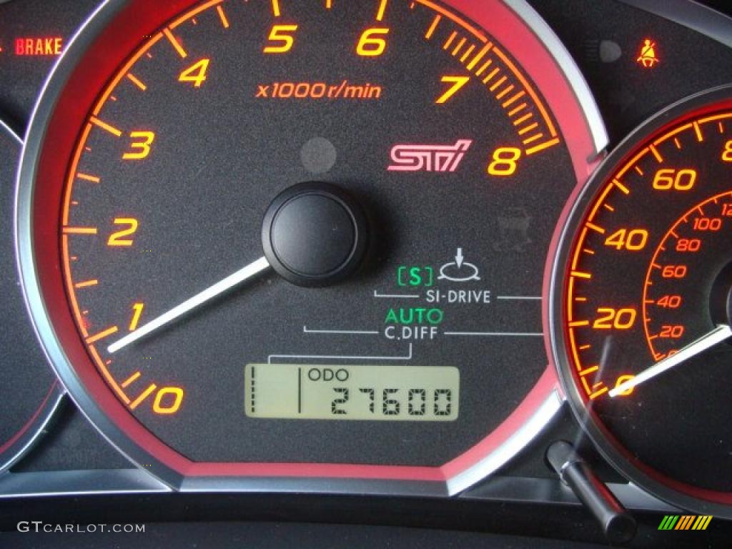 2008 Subaru Impreza WRX STi Gauges Photo #40207752