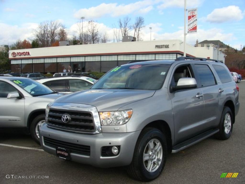 Silver Sky Metallic Toyota Sequoia