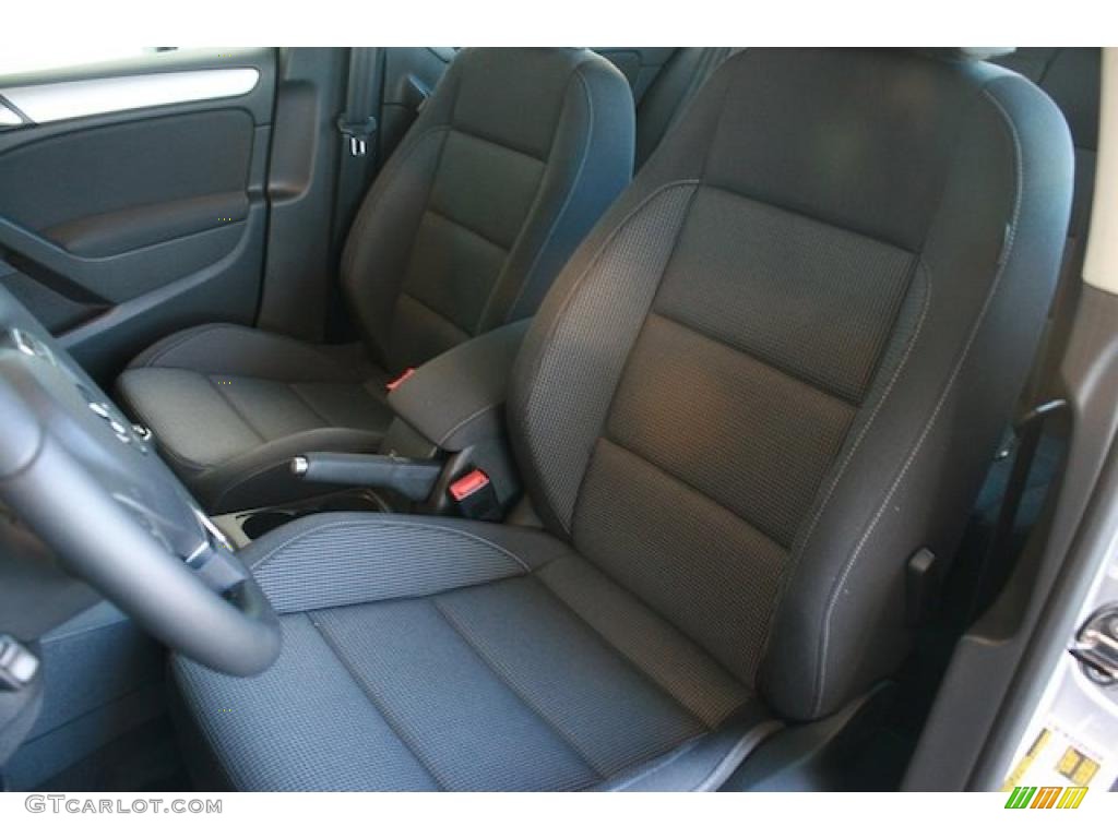 Titan Black Interior 2011 Volkswagen Golf 4 Door TDI Photo #40207936
