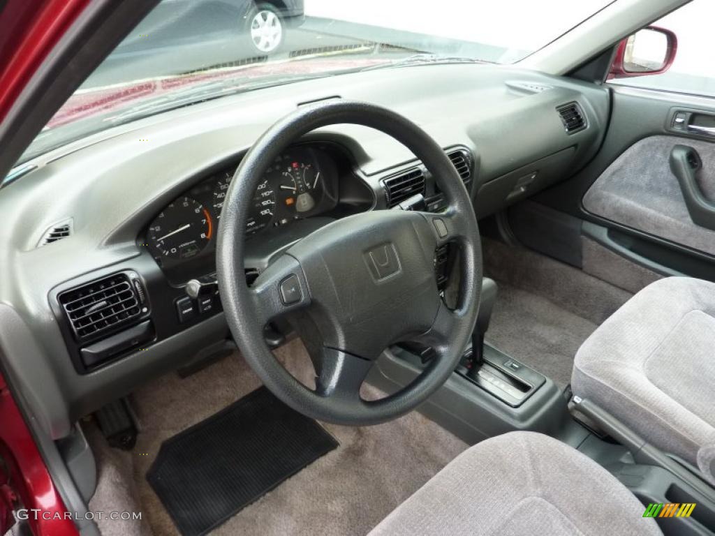 Gray Interior 1993 Honda Accord Ex Sedan Photo 40208877