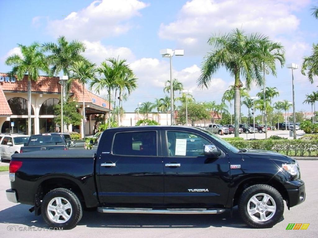 Black 2007 Toyota Tundra Limited CrewMax Exterior Photo #40210069