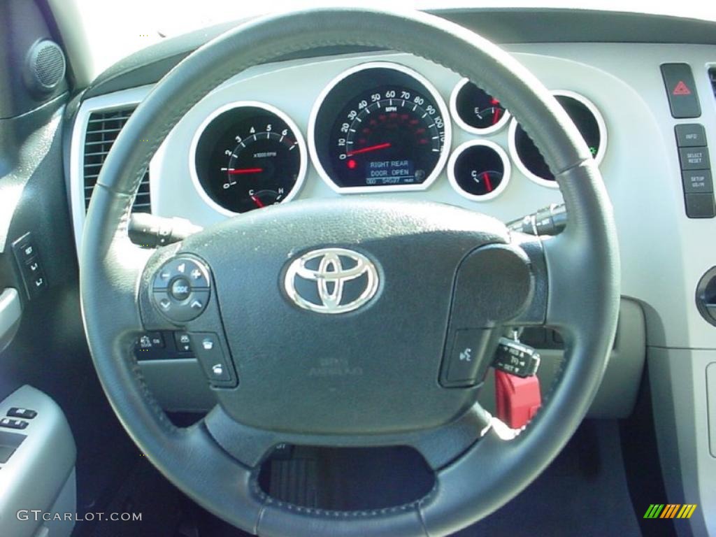 2007 Tundra Limited CrewMax - Black / Graphite Gray photo #25