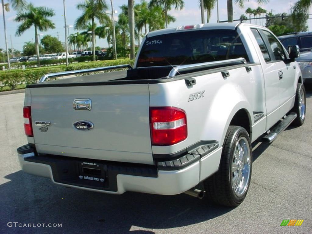 2006 F150 STX SuperCab - Silver Metallic / Medium/Dark Flint photo #6