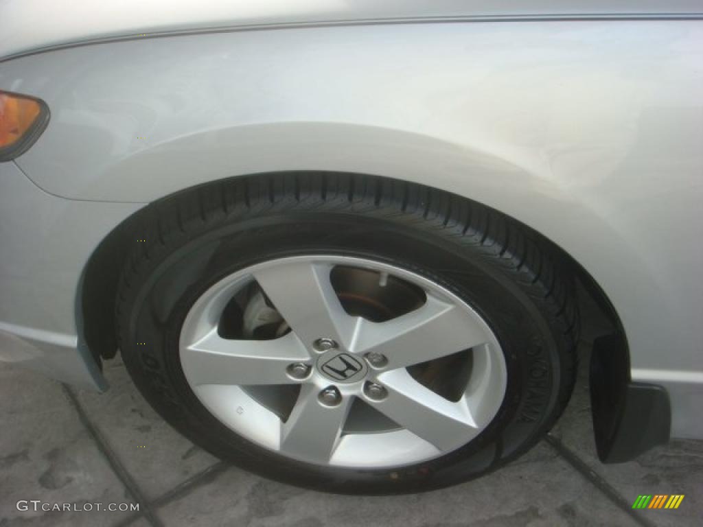 2008 Civic EX Sedan - Alabaster Silver Metallic / Gray photo #12