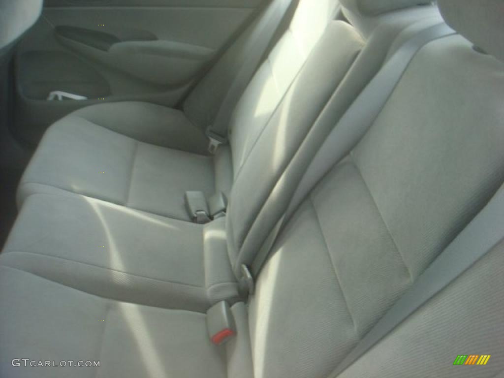 2008 Civic EX Sedan - Alabaster Silver Metallic / Gray photo #14