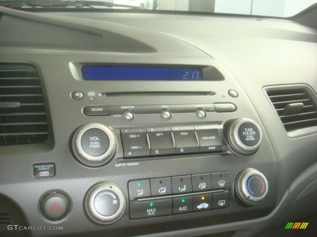 2008 Civic EX Sedan - Alabaster Silver Metallic / Gray photo #18