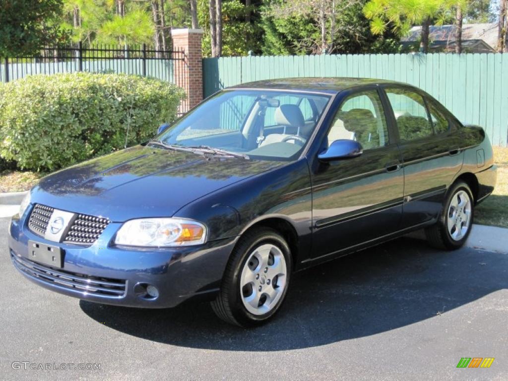 2006 Sentra 1.8 S - Blue Dusk Metallic / Sage photo #1