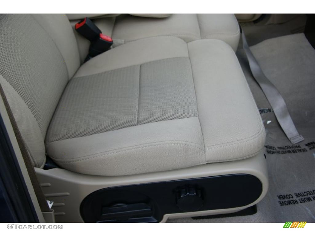 2005 F150 XLT SuperCrew 4x4 - Medium Wedgewood Blue Metallic / Tan photo #19